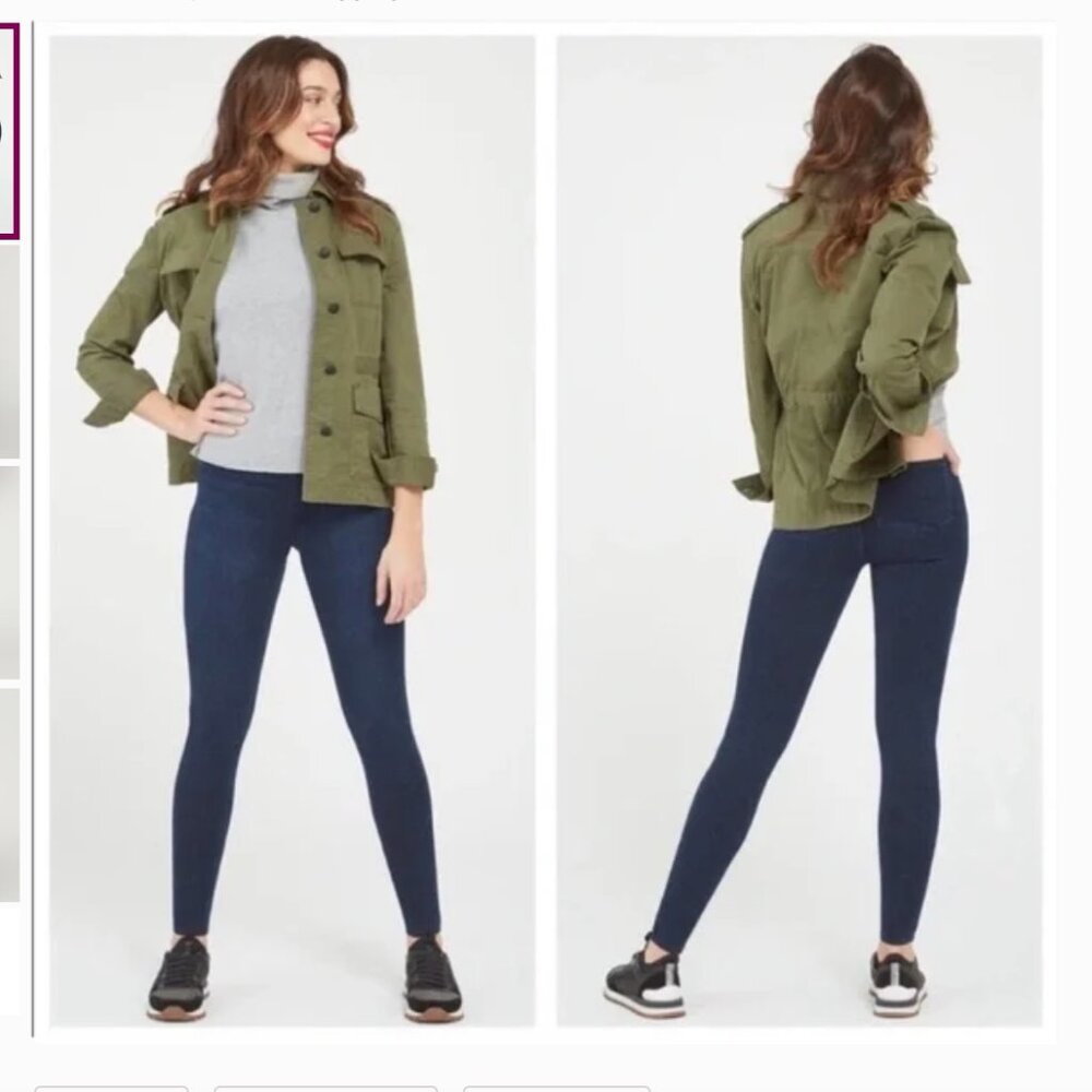 Spanx Jean-ish leggings denim in Twilight Rinse XS SO FLATTERING